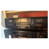 Pioneer Stereo double cassette deck CT-W404R