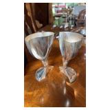 Vintage Hordon Interlocking Silver-Plated Wedding