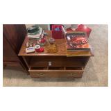 Wooden Entertainment Cabinet NO CONTENTS