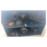 Lot of Cut, Crystal and Flute Glasses