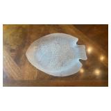 Frosted Glass Fish Plate
