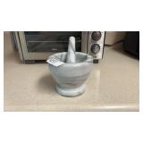 Marble Mortar and Pestle