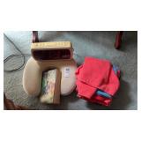 Towels, Neck Pillow, Clock