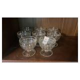 Lot of Custard Glasses