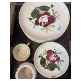 Vintage Stetson Hand Painted Dish Set