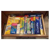 Lot of Saran and Aluminum Foil