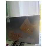 Set of 2 Terra Cotta Fish Patio Lanterns