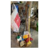 Lot of Brooms and Salt