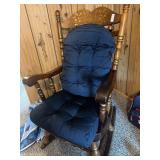 Wooden rocking chair