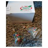 Bronner's hand painted glass ornaments