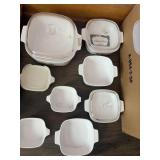 Brand new vintage RANGETOPPERS by Corning set in