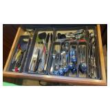Lot of Flatware and Kitchen Utensils