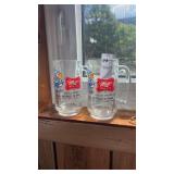 1984 Worlds Fair Miller Beer Glasses