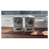 Vintage MCM Rooster Paprika and Cinnamon Shakers