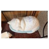 Vintage House of Lloyd 2 Piece Ceramic Cat/Kitten