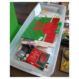 Tote lot of Christmas gift accessories