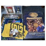 Pittsburgh Steelers decor lot, ornaments, book &