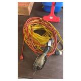 Heavy Duty Extension Cord and Trouble Light