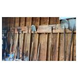 Lot of Hand Tools on Wall