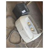 The heat machine small heater and Honeywell air