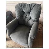 Mini cushioned rocking chair