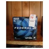 Full box of Federal 12 ga Top Gun 7-1/2 shot