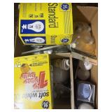 Lot of lightbulbs, etc