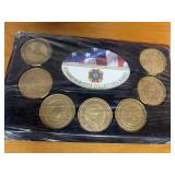 Commemorative collectors series metal tokens