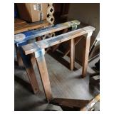 Pair of sawhorses