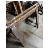 Pair of sawhorses