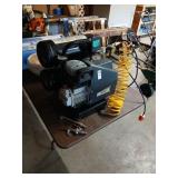 Central Pneumatic dual tank 2 HP air compressor