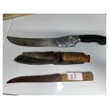 3 Vintage Knives