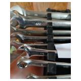 Unknown brand mostly metric wrenches