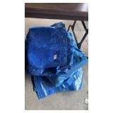 Lot of Blue Tarps