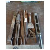 Misc tool lot, Wiss shears, files etc