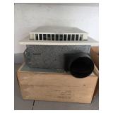 Bathroom fan with box