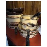 Lot of vintage Moneta pots and pans
