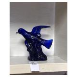 Vintage cobalt blue ï¿½ Bird in Flight ï¿½ figurine