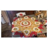 Lot of Flower Doilies