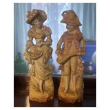 Halsey Import Victorian couple figurines
