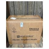 Heat Surge electric fireplace heater IN BOX