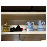 Lot of Avon basin set and perfume decanters
