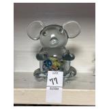 Vintage art glass koala paper weight