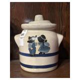 Robinson Ransbottom lidded crock with Dutch