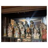 Shelf lot of misc collectible figurines