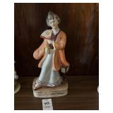 Asian women Japan stamped figurine