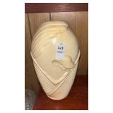Vintage Woman Hands Ceramic Vase