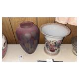 Two Floral Vases