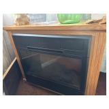 Heat Surge electric fireplace with remote and