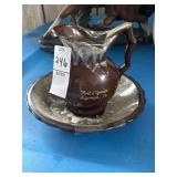 Fort Ligonier collectible mini pitcher and plate